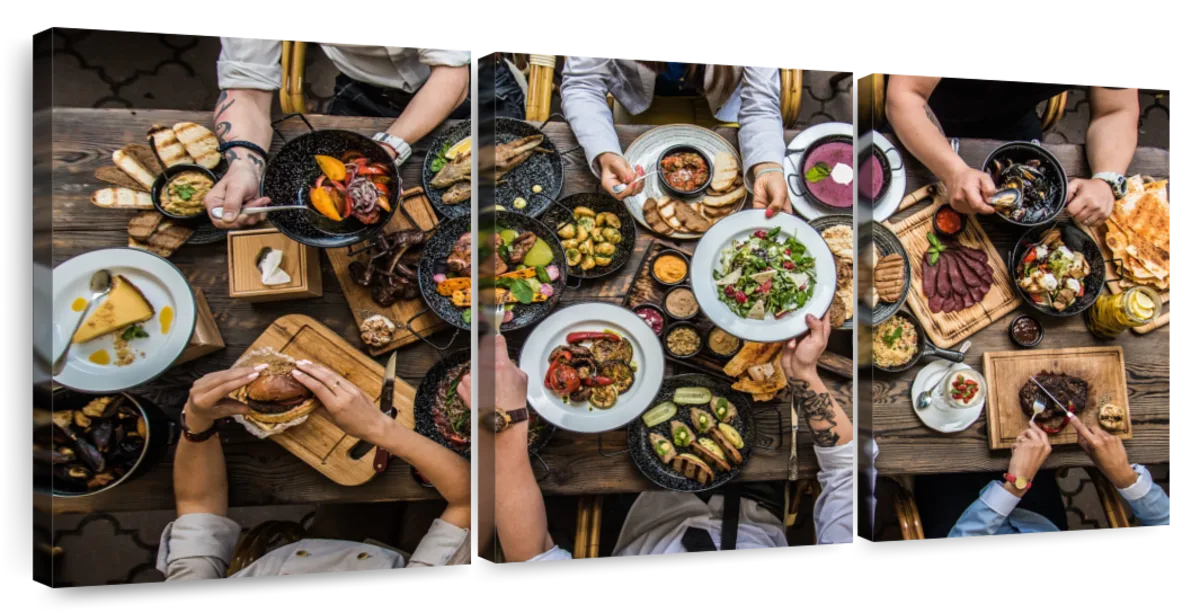 Feasting Delicious Food Wall Art | Photography