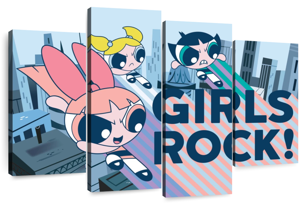 Girls Rock Powerpuff Girls Art: Canvas Prints, Frames & Posters