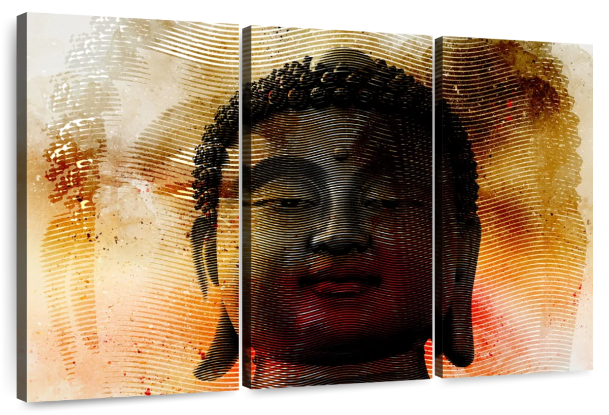 Vibes Buddha Wall Art | Digital Art