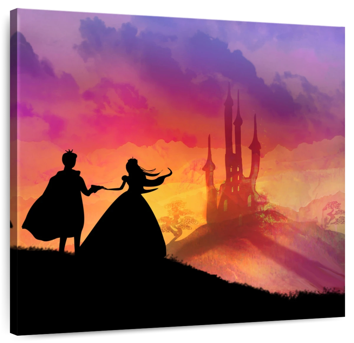 disney couple silhouettes