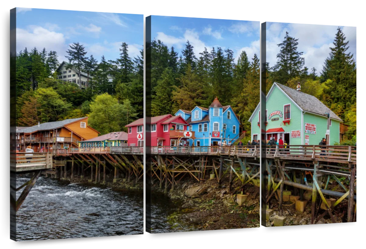 Ketchikan, AK canvas Wall Art: Prints, Paintings & Posters