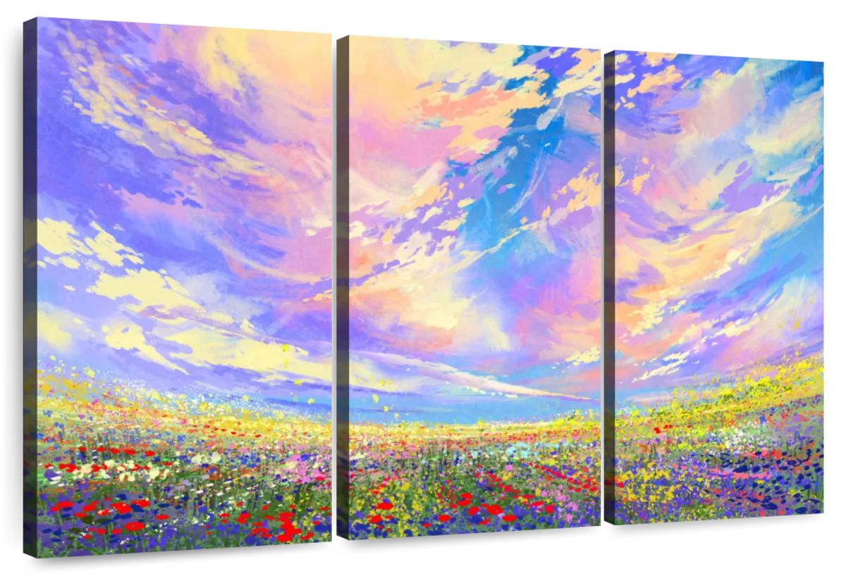 Cotton Candy Sky Wall Art | Painting