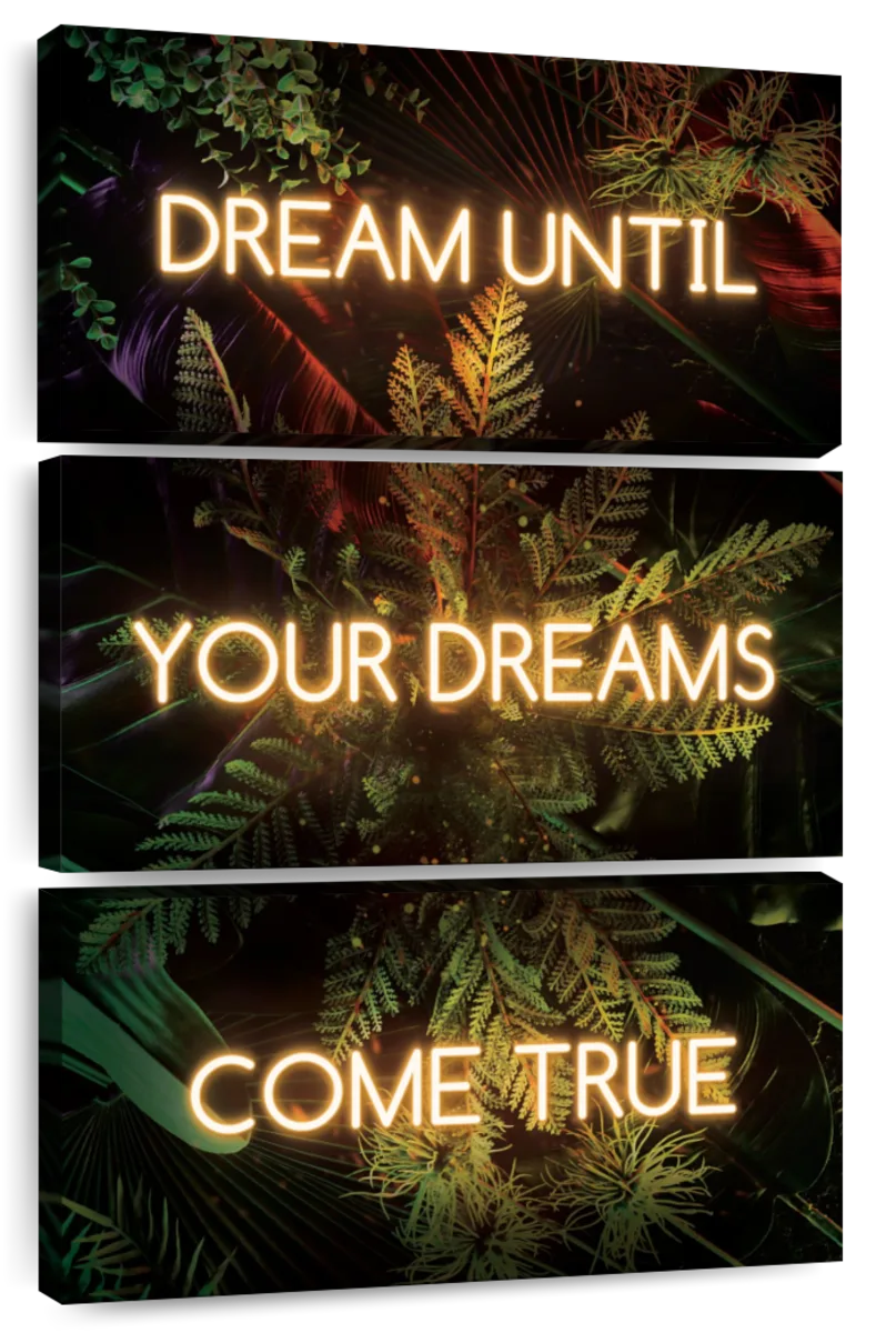 Dreams Come True Canvas Set Of 2