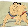Japanese Sumo Wrestlers Wall Art | Painting