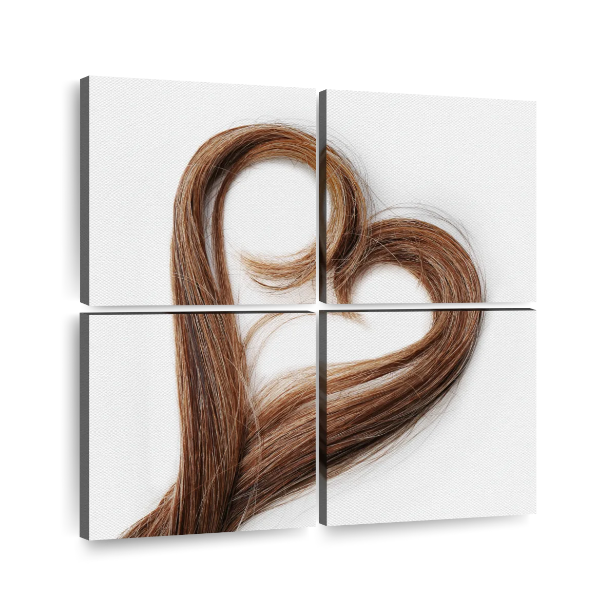 Heart Shaped Hair Art: Canvas Prints, Frames & Posters