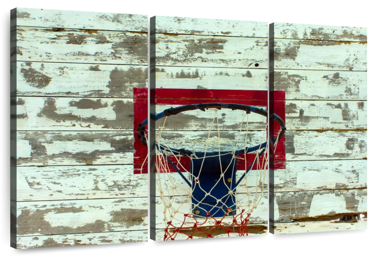 basketball hoop painting