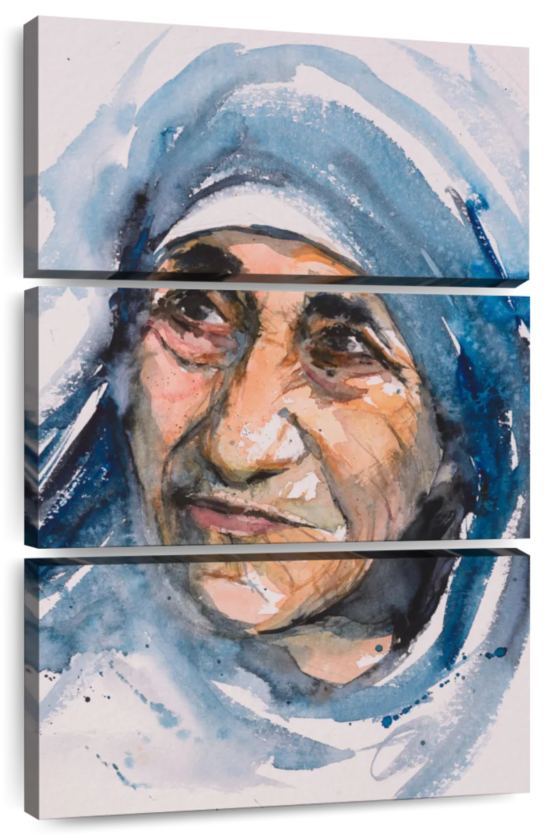 Pencil Sketch Of Mother Teresa | DesiPainters.com