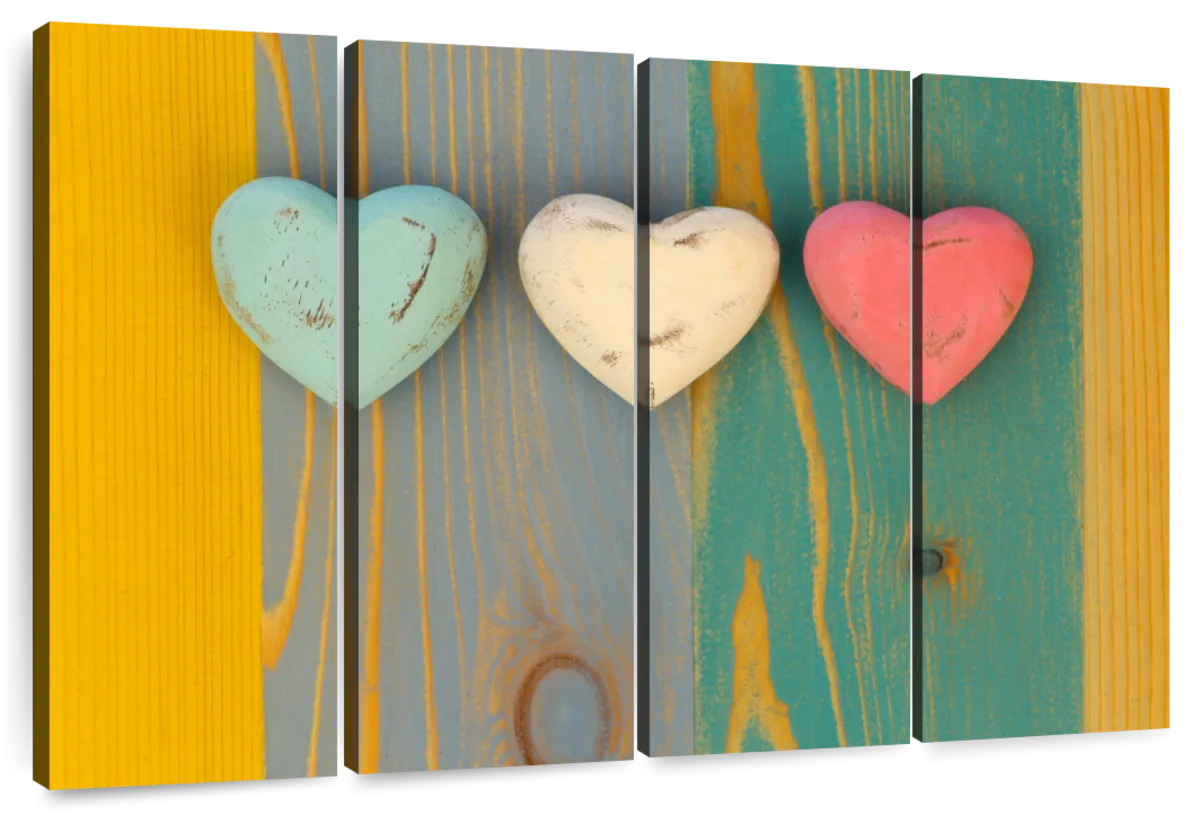 Wall Mural Wooden heart