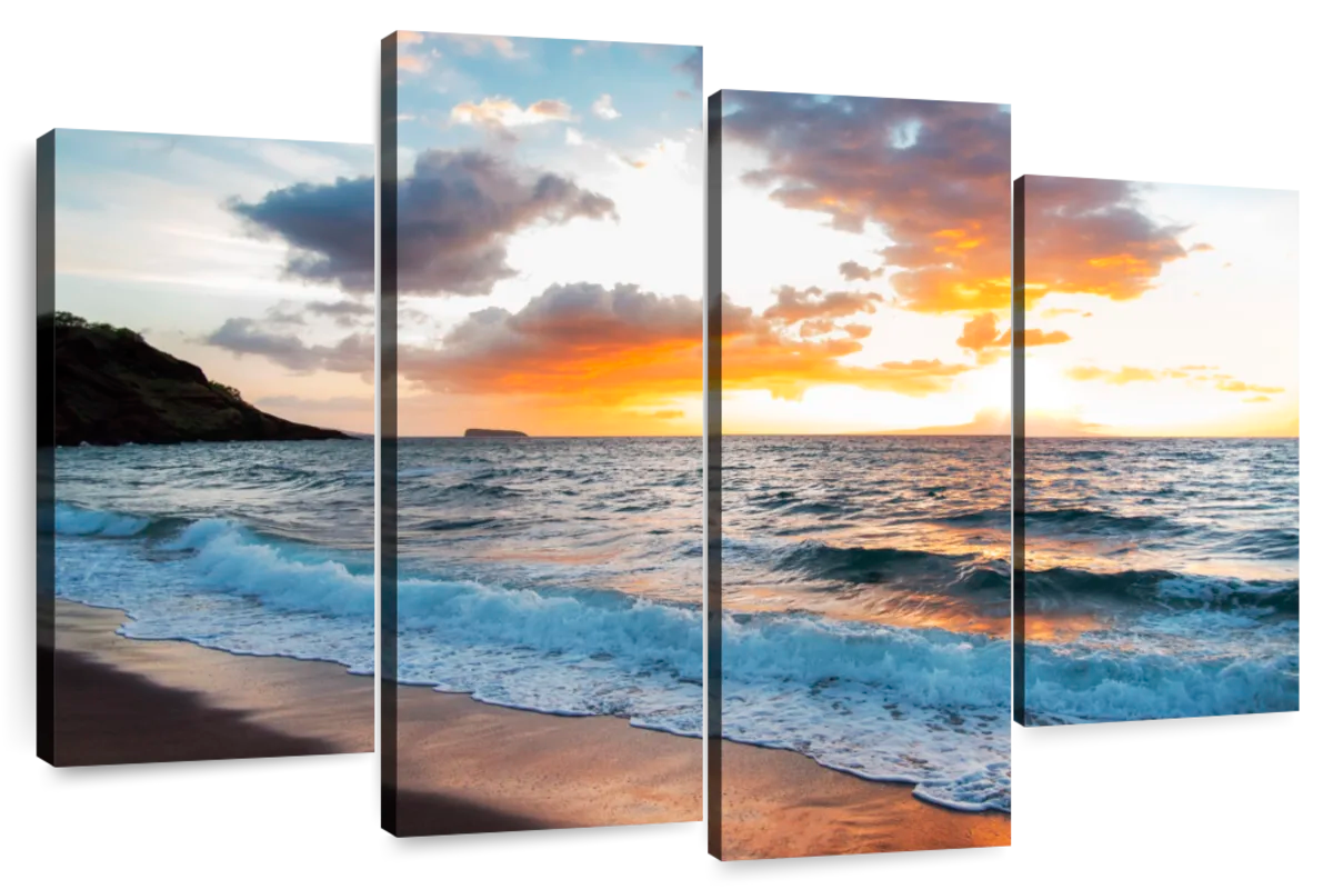 Maui Beach Sunset Wall Art | Photography | by Lucas Moore
