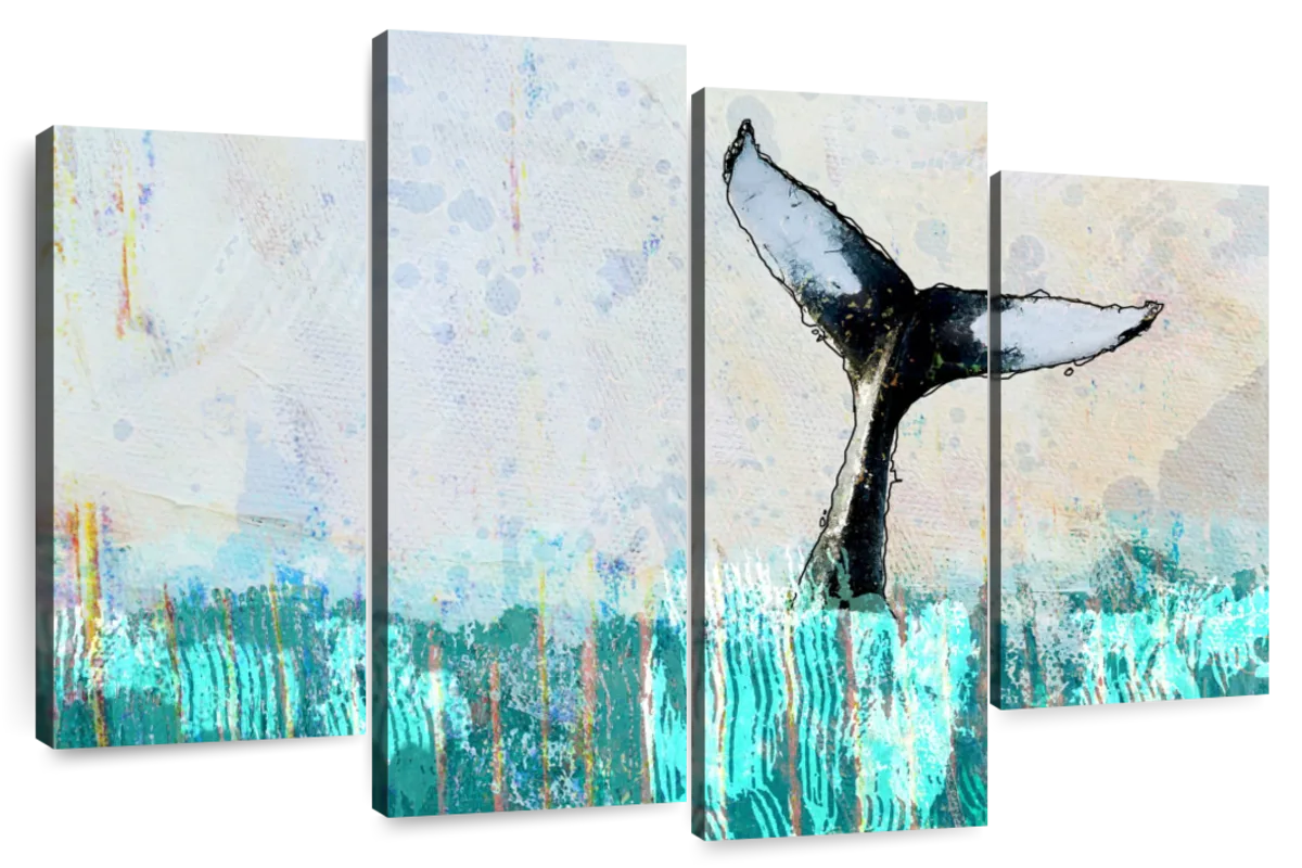 flukes of whale paintings