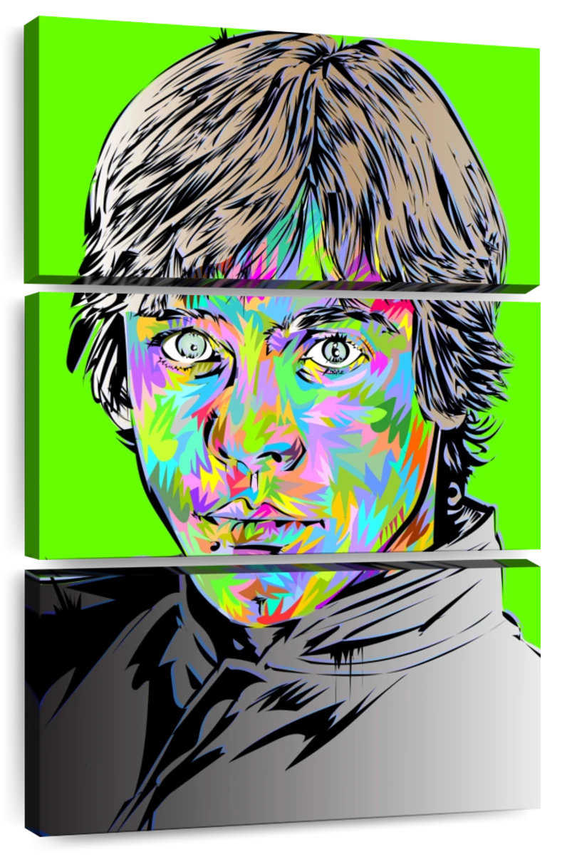 luke skywalker pop art