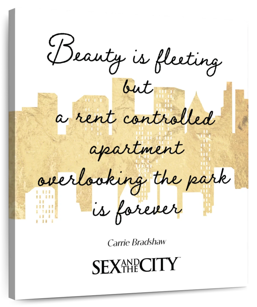 Sex And The City Apartment Overlooking The Park Art Canvas Prints, Frames and Posters pic
