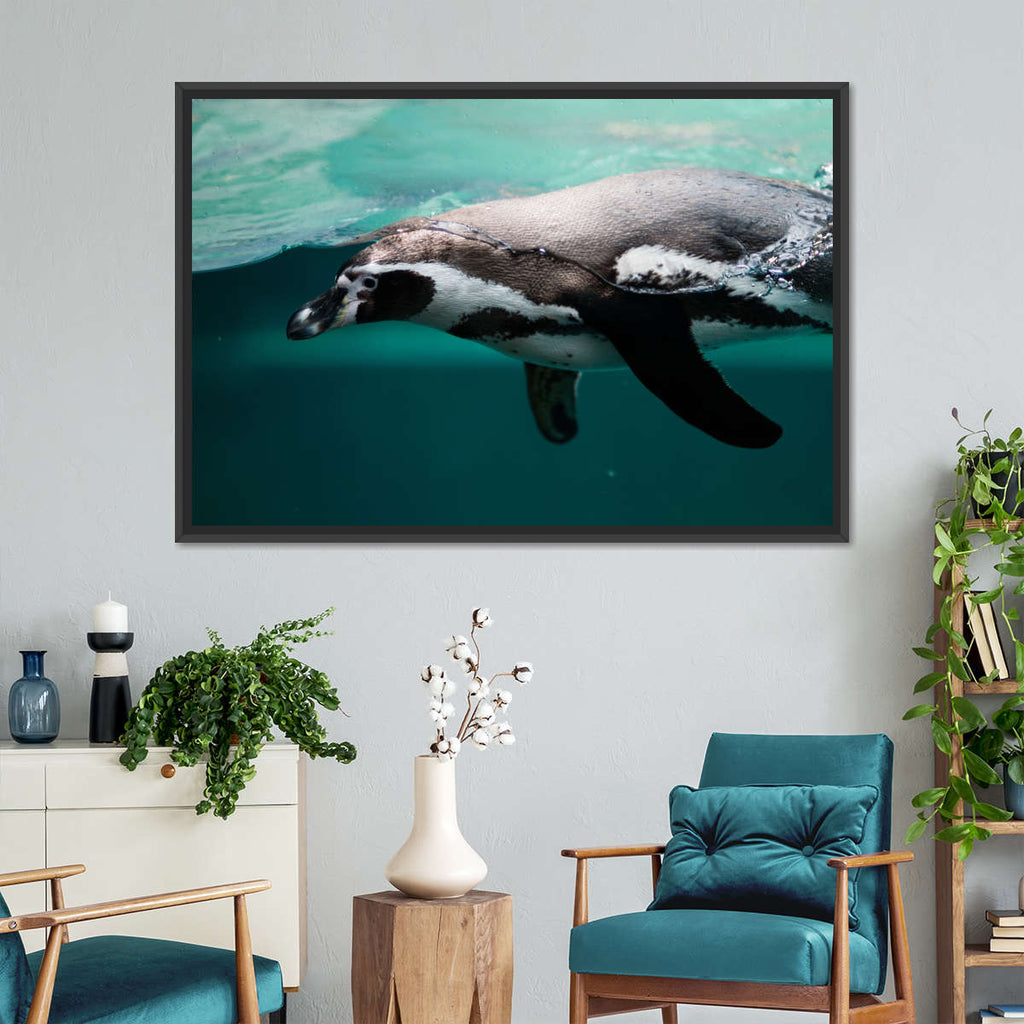 Penguin Under The Sea Wall Art | Photography