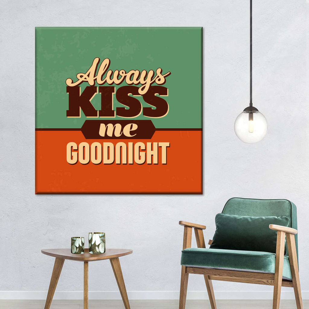 Always Kiss Me Goodnight Ii Wall Art Digital Art By Lorand Okos 