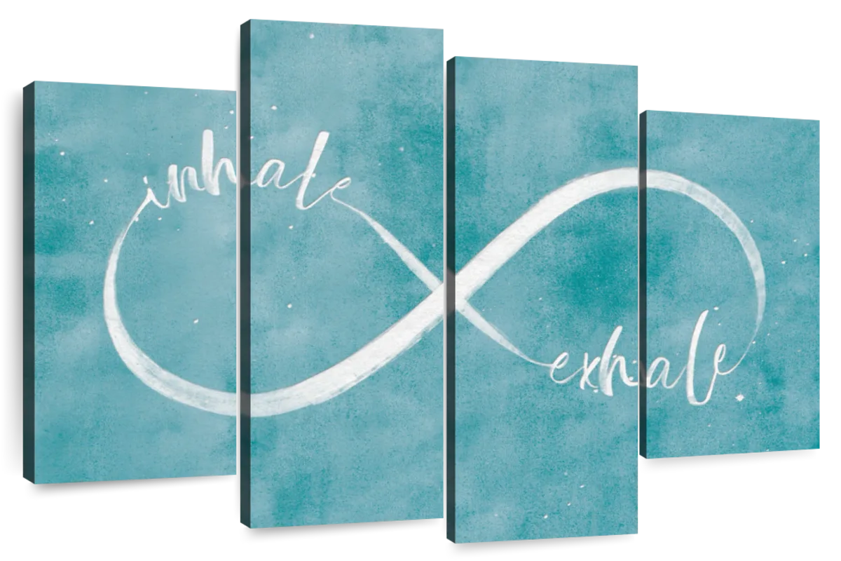 Inhale Exhale Wall Art. Inhale Exhale Print for Pilates 