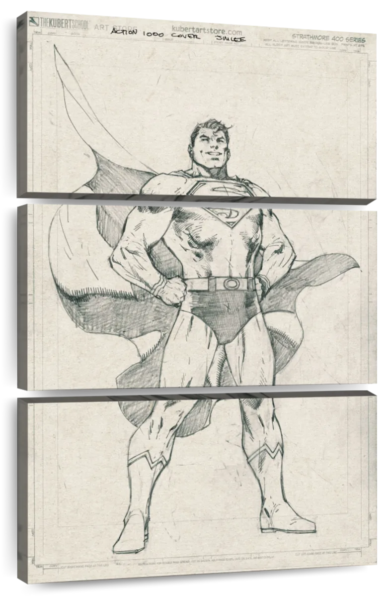 superman sketch art