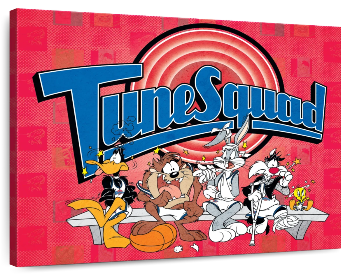 The full roster of the Tune Squad from 'Space Jam