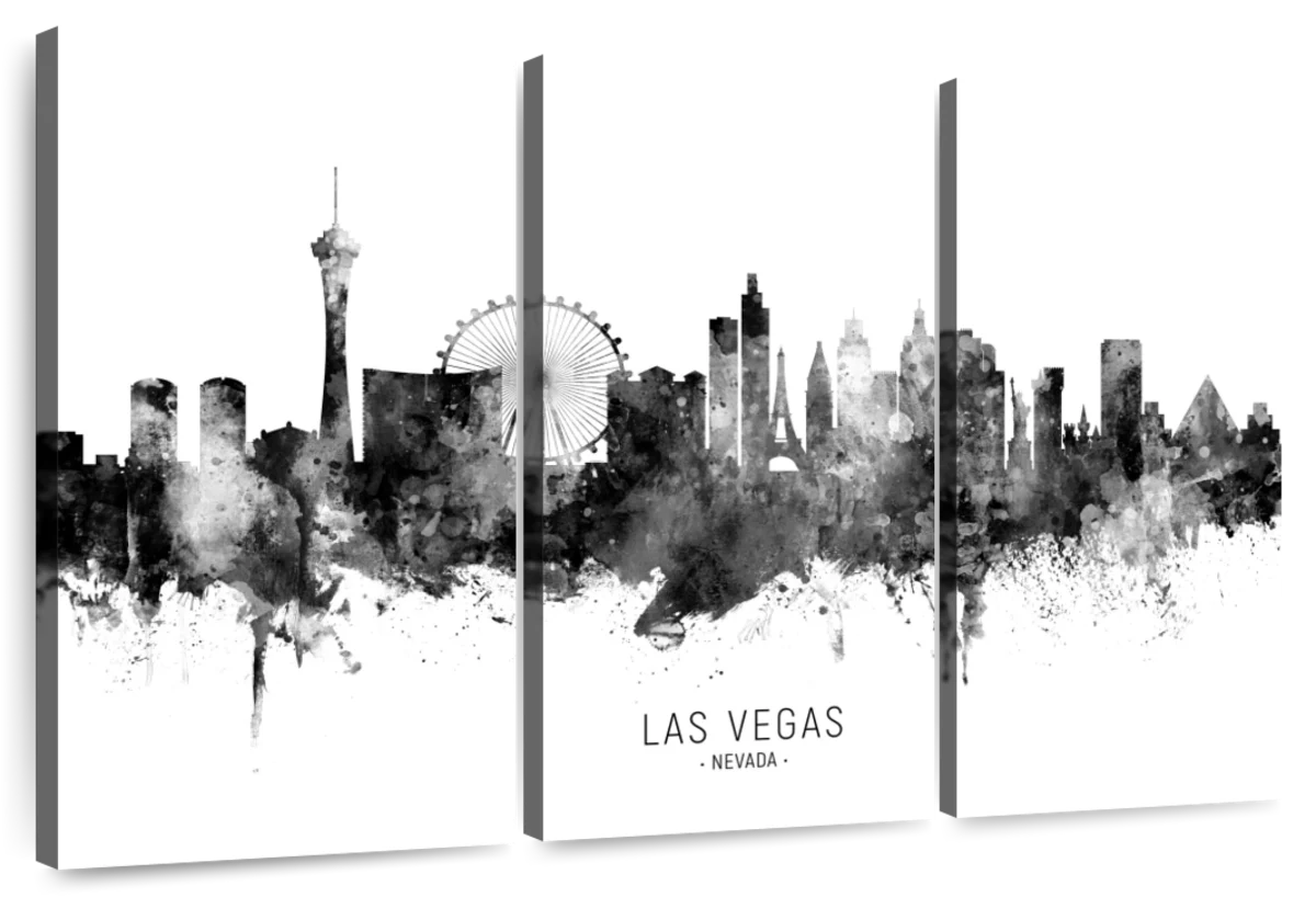 Las Vegas Wall Art, Skyline Of Las Vegas