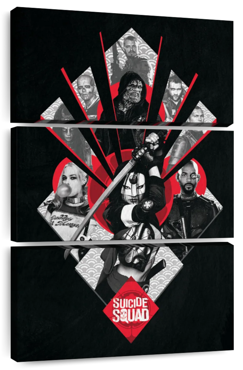 Wall Art Print Suicide Squad - Crew 2
