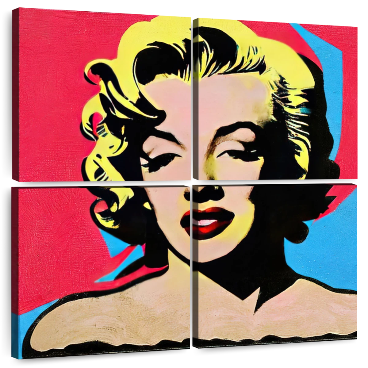Marilyn Monroe Art Print and Neon – Luxury Sign Miami