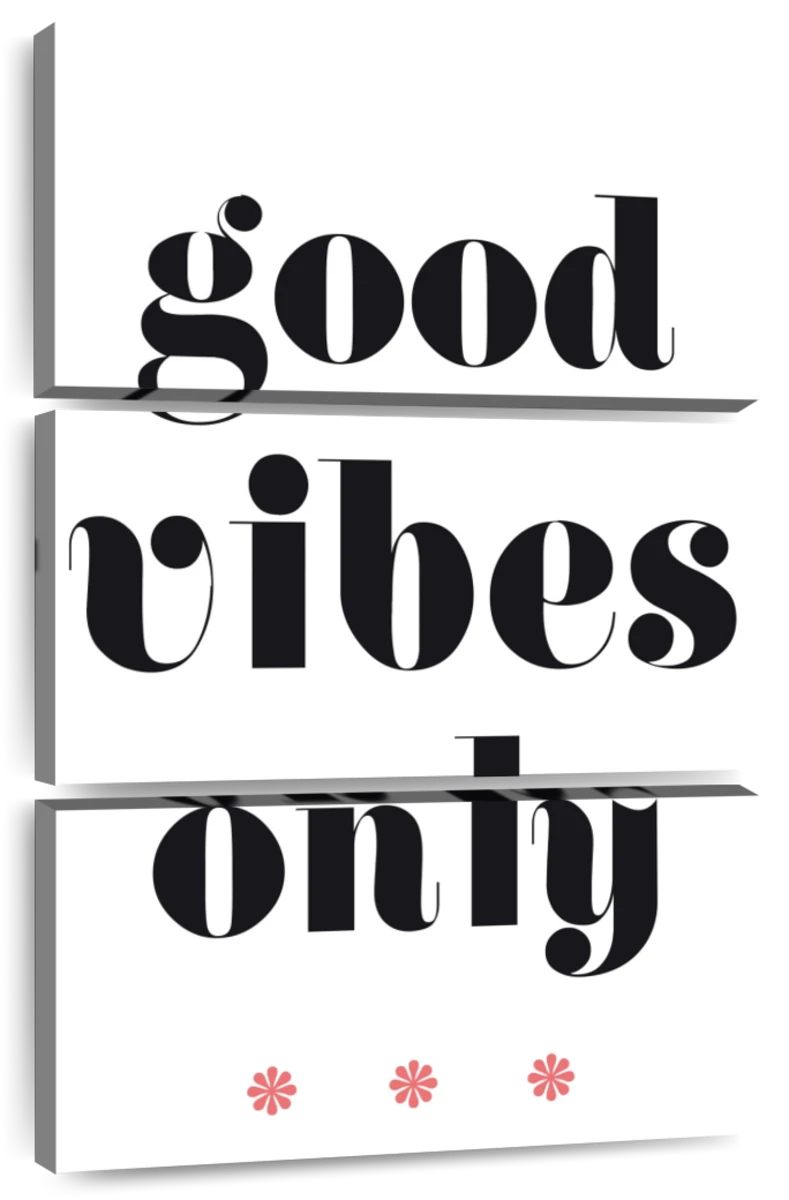 Wall Art Print, Good Vibes Only