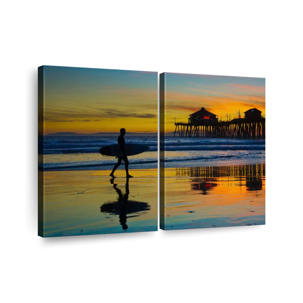 Surfer's Paradise at Sunset Print, Photos