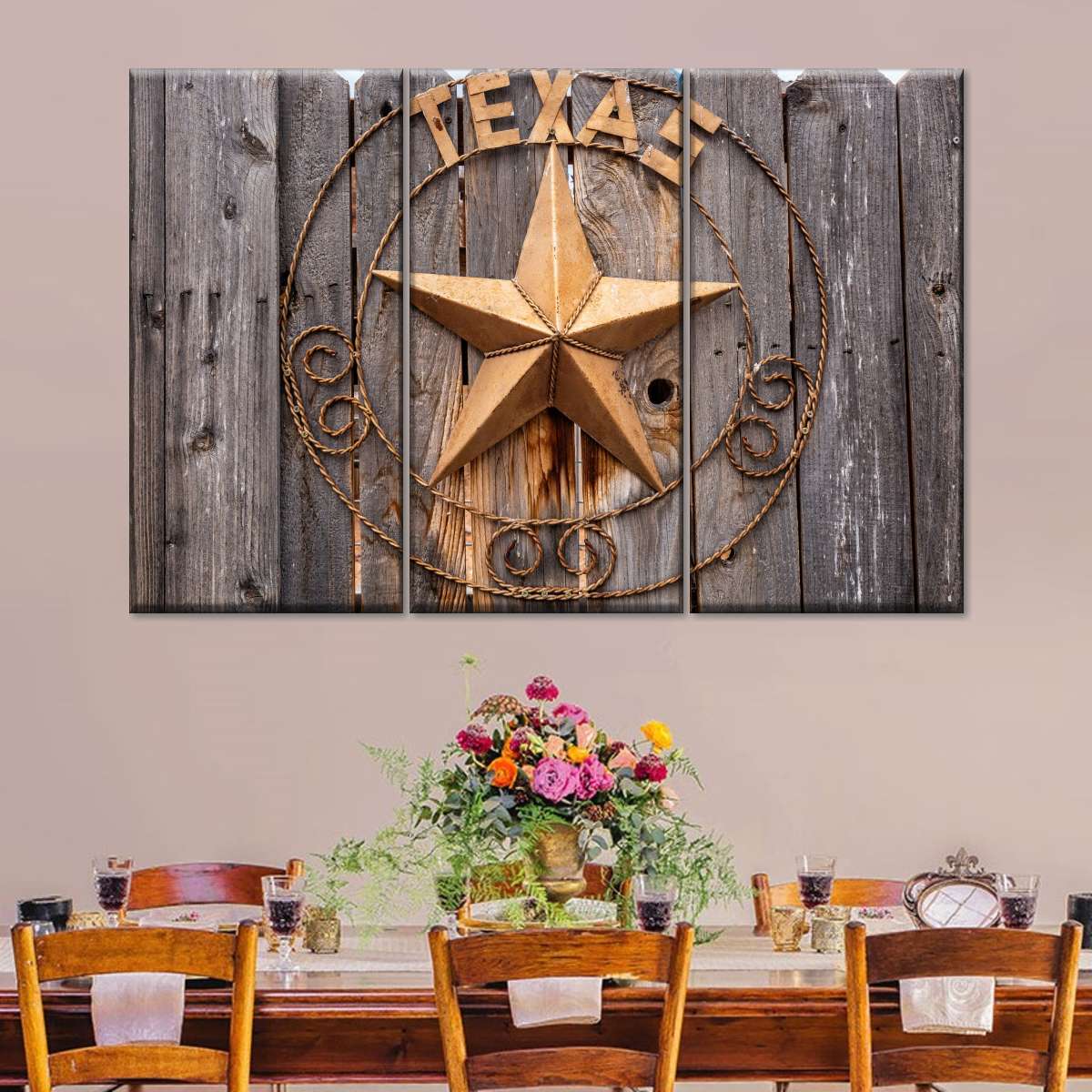 texas star dining room table