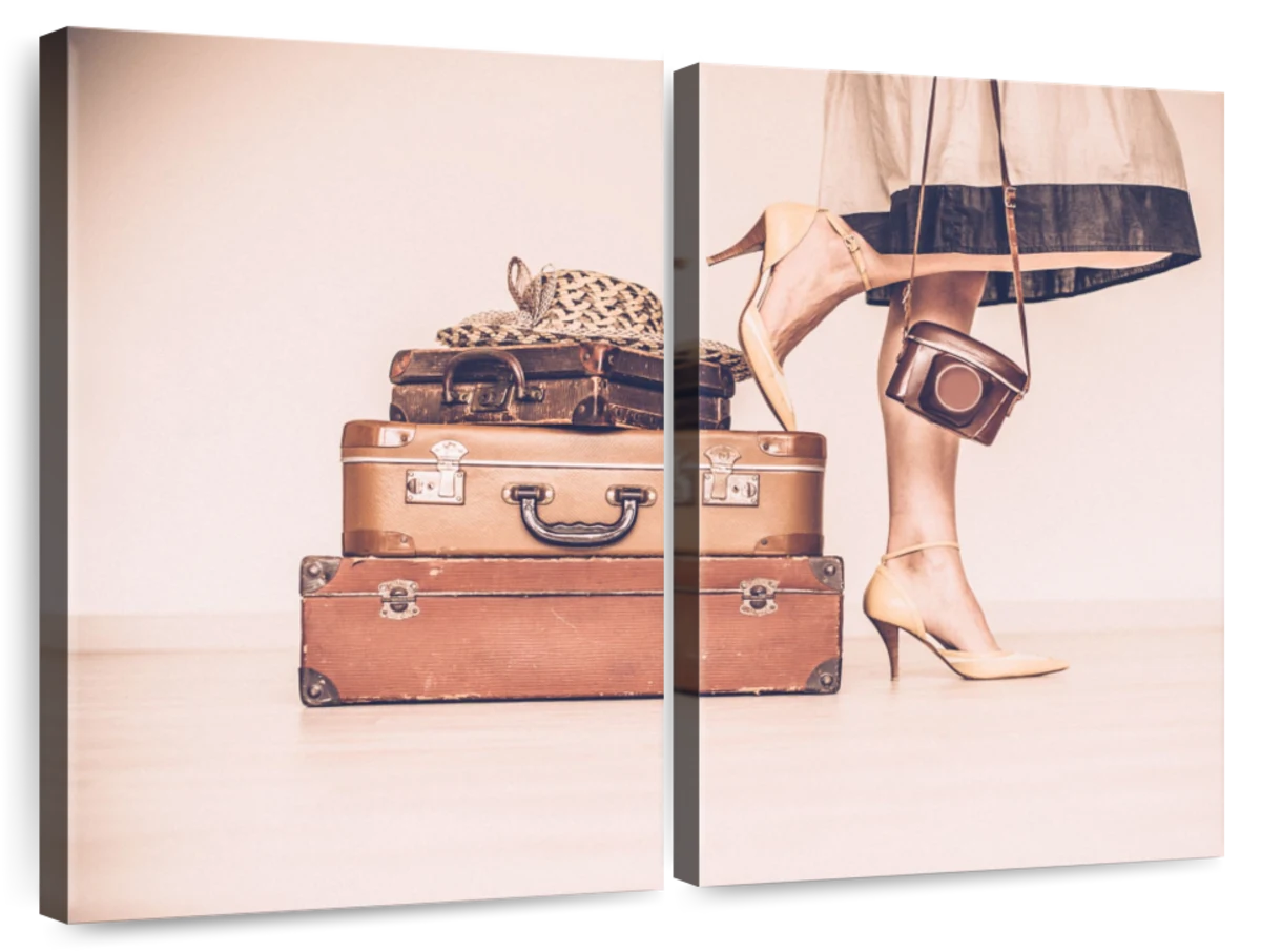 Suitcase Art Print