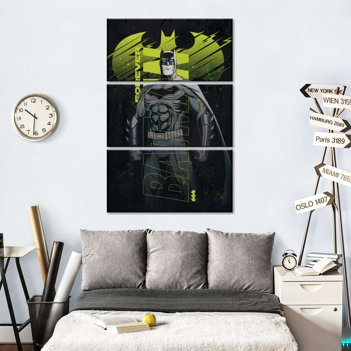 Valiant Hero Batman Wall Art | Digital Art