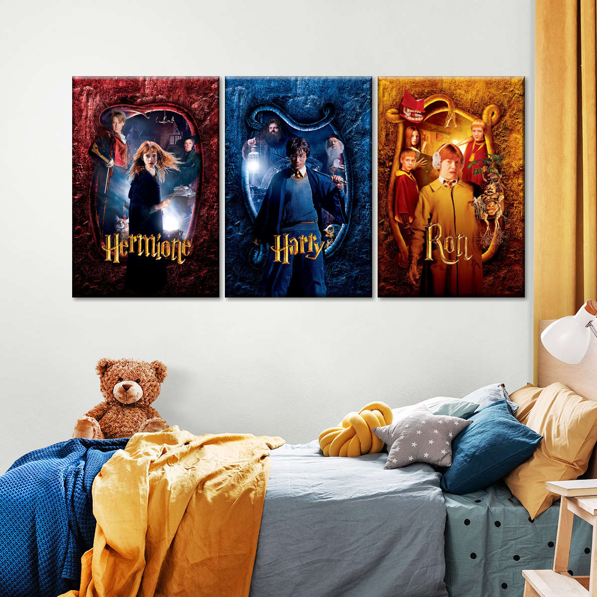 Harry Potter Ron & Hermione Poster Licensed Wall Decal