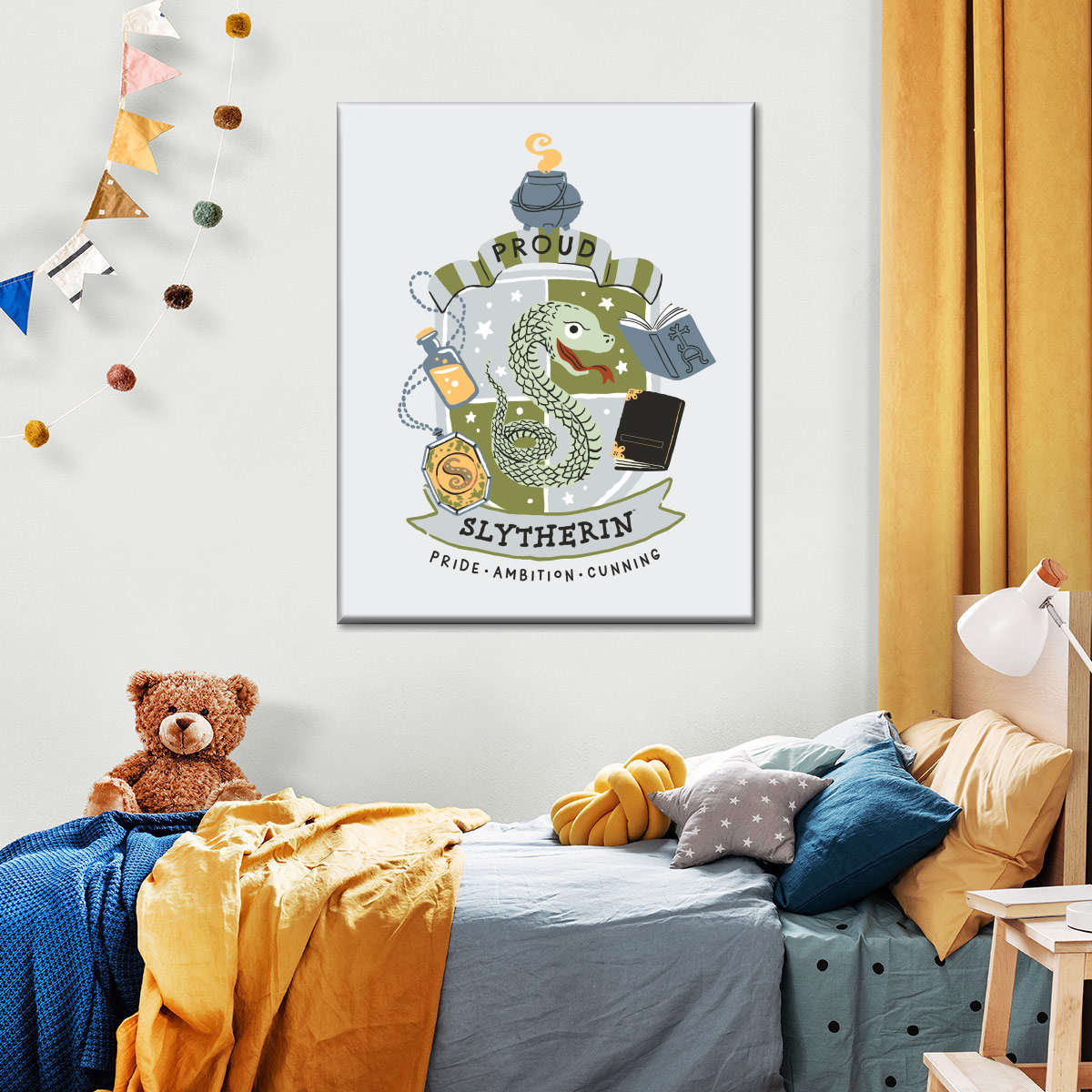 Slytherin™ House Crest Wall Art