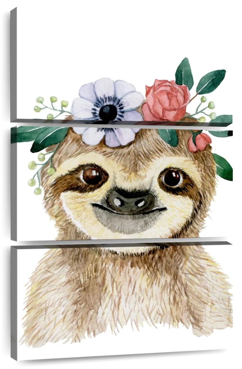 sloth with eye glasses