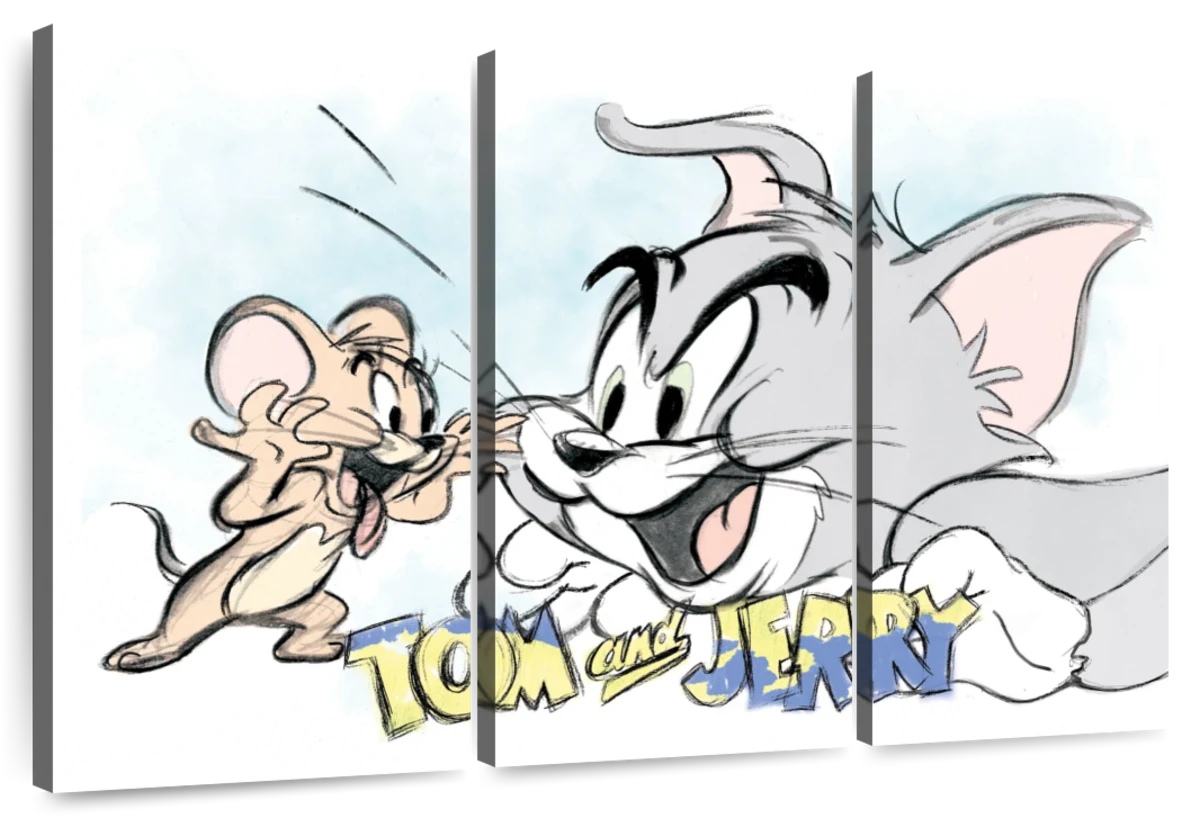Tom and Jerry drawing easy step by step - YouTube