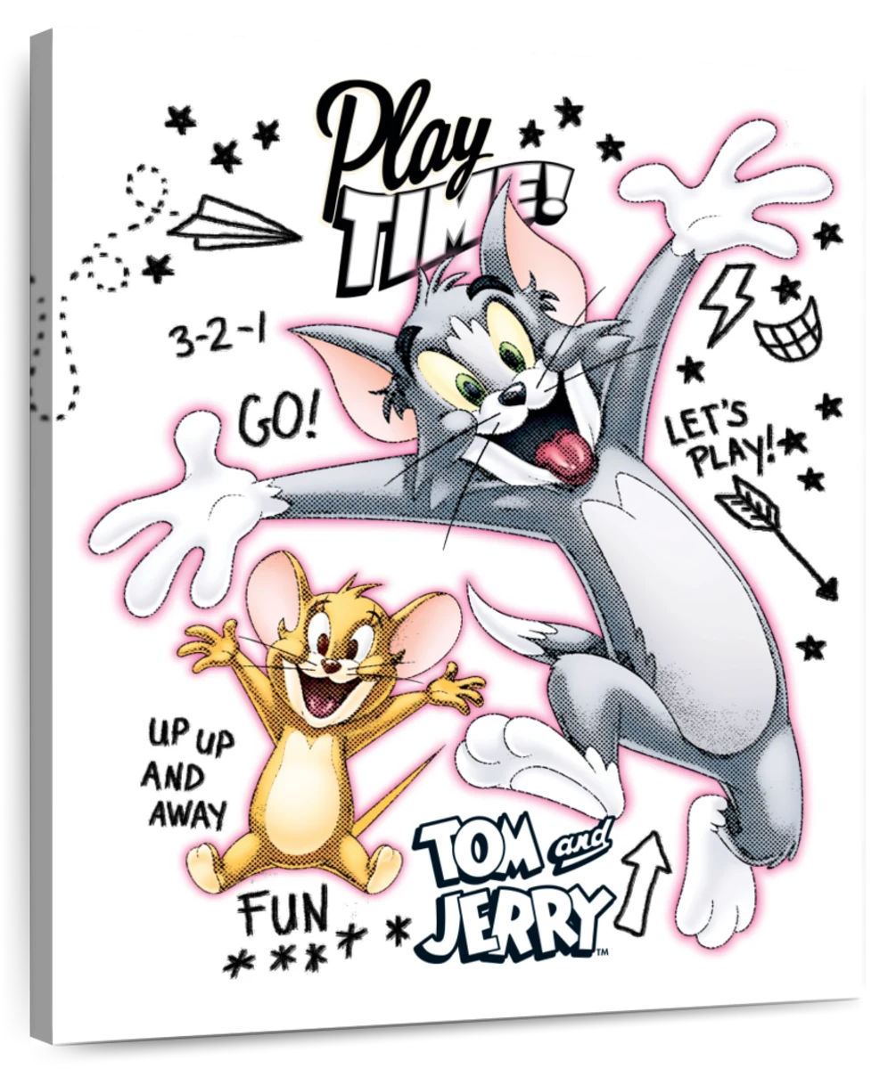 Playtime Tom And Jerry Art: Canvas Prints, Frames & Posters