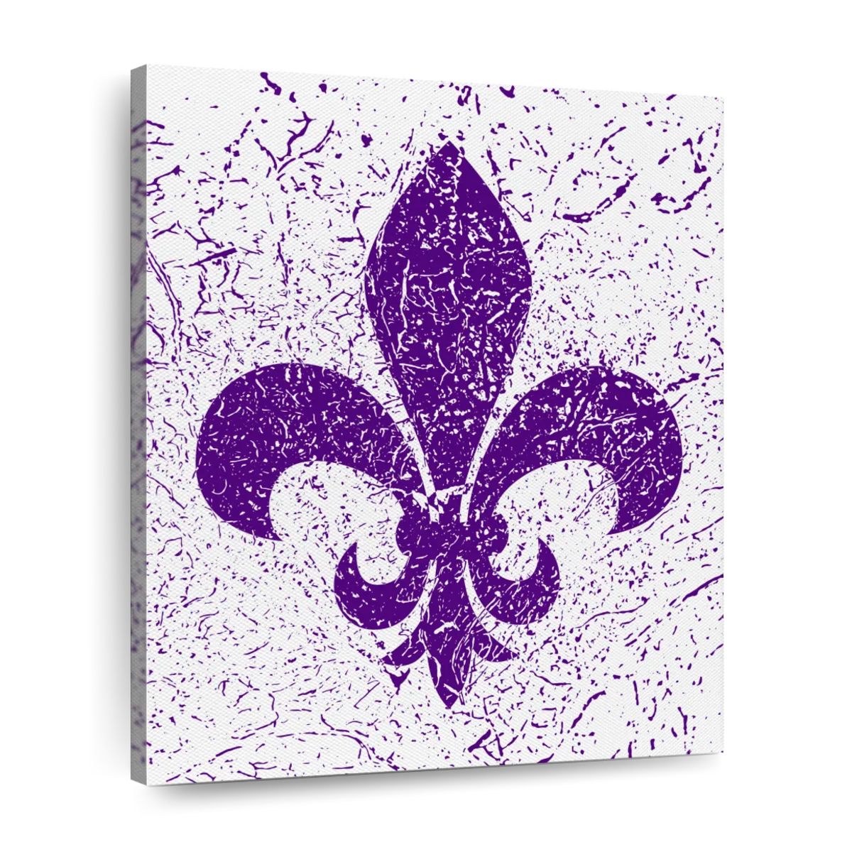Purple Fleur De Lis Symbol Art: Canvas Prints, Frames & Posters
