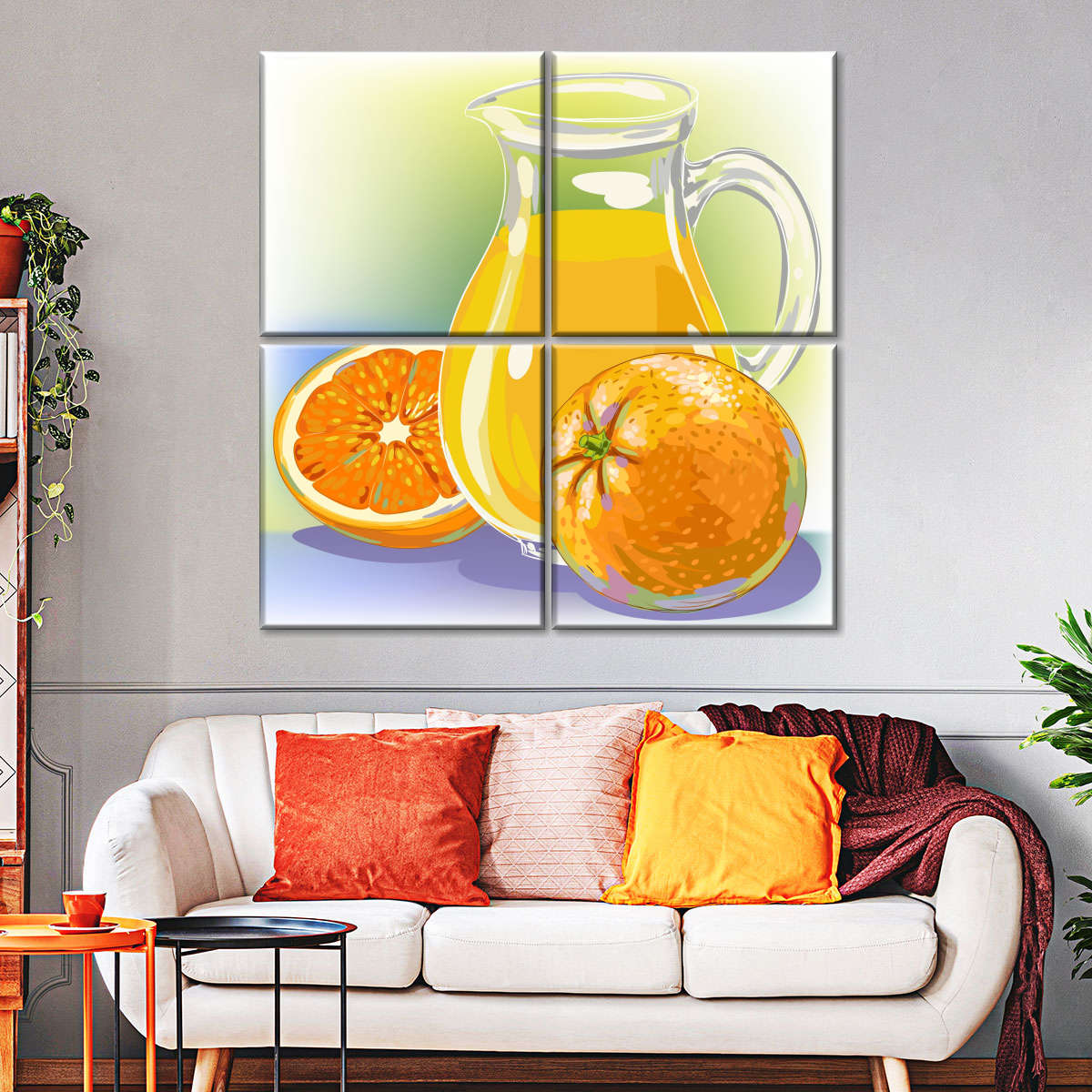 Orange Juice Pitcher Art: Canvas Prints, Frames & Posters