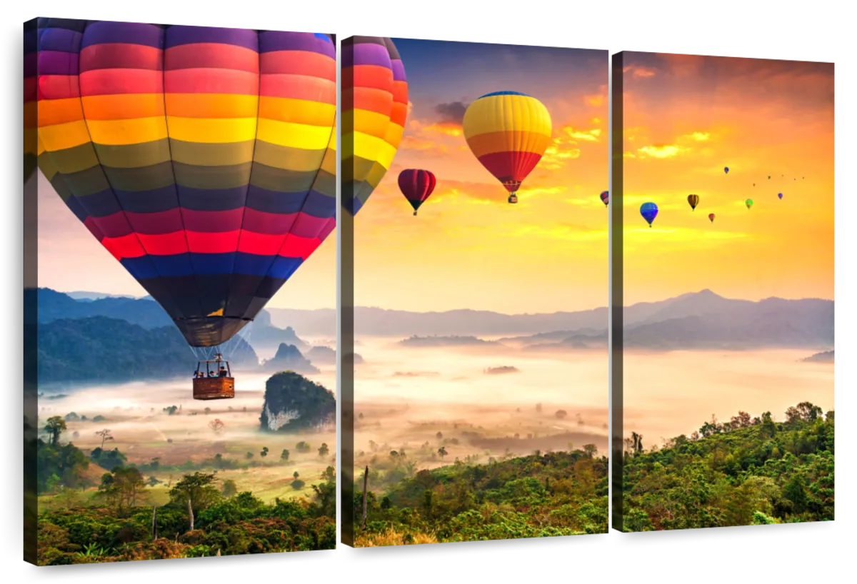 Hot Air Balloons In The Sky Wall Art | Photography