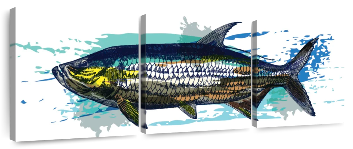 tarpon metal art