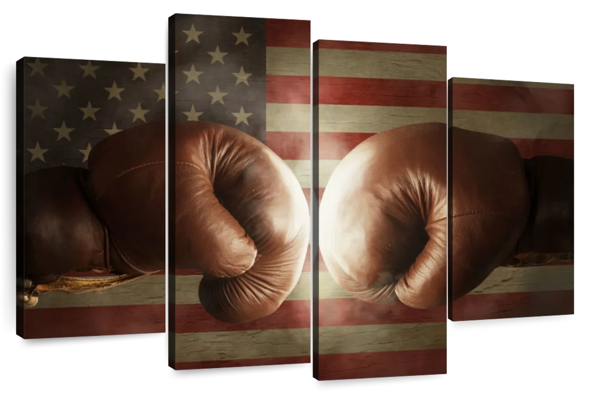 Boxing Gloves Wall Art, Splash of Arts