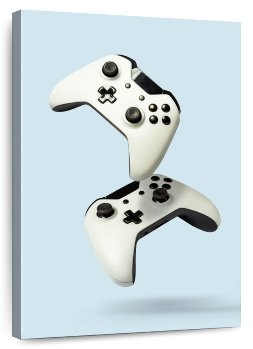 Wall Art Print, Xbox Controller, Black and White