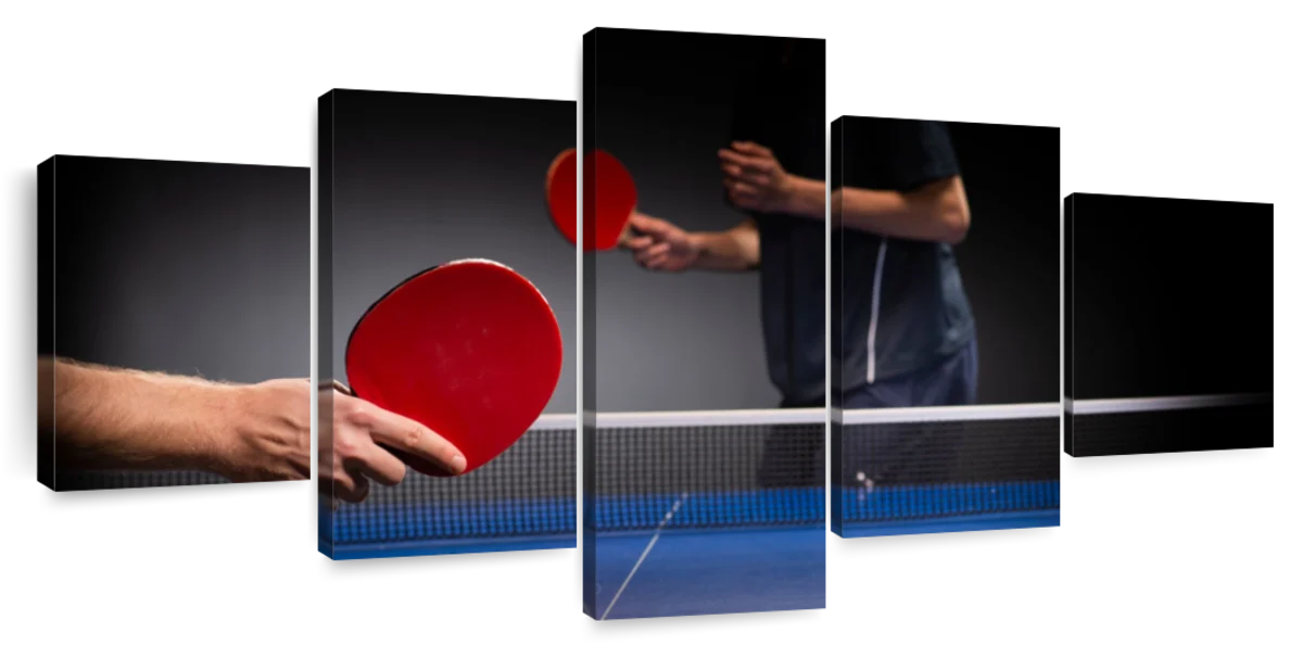 Table Tennis Match Wall Art Photography