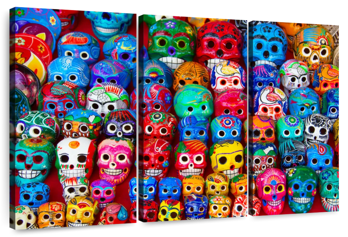 traditional mexican art skull