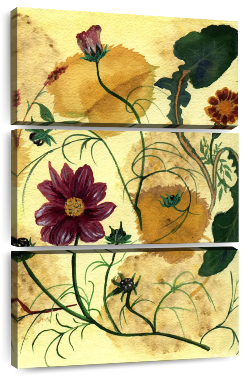 Pressed Floral Art: Canvas Prints, Frames & Posters