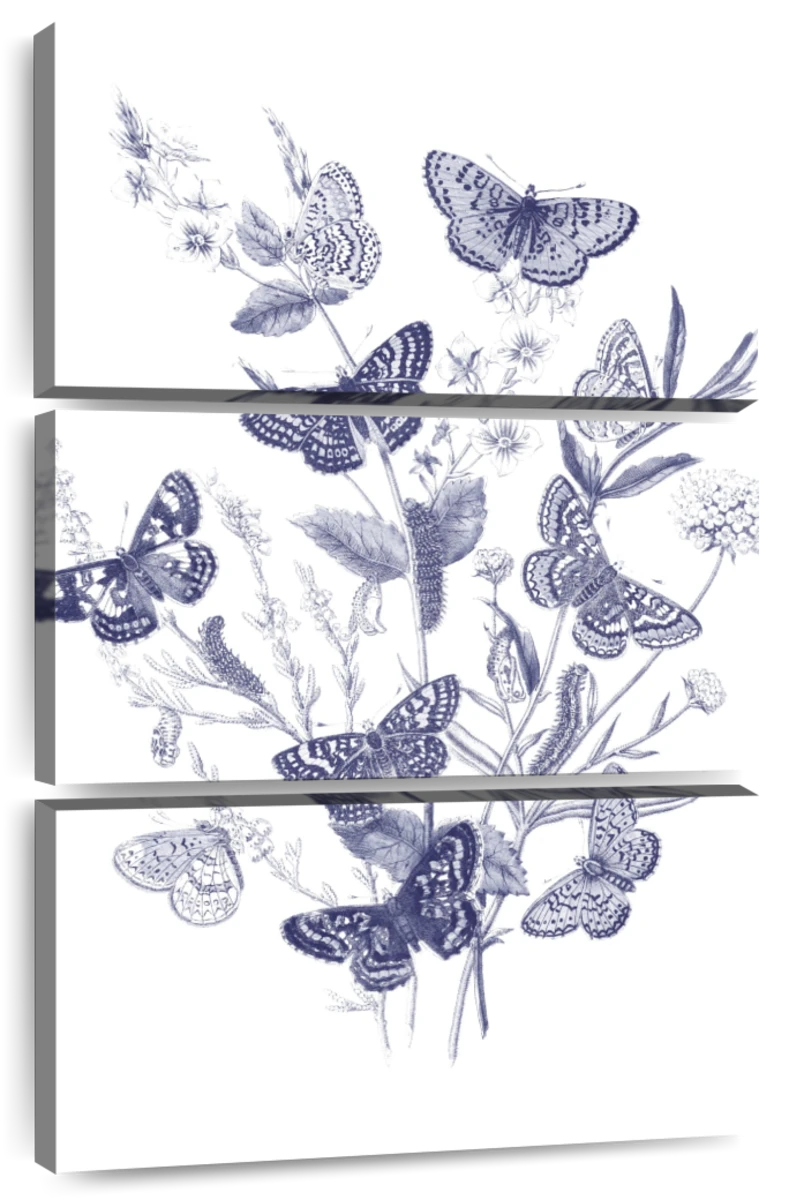 Butterfly Bouquet I Linen BW I Wall Art, Canvas Prints, Framed Prints, Wall  Peels