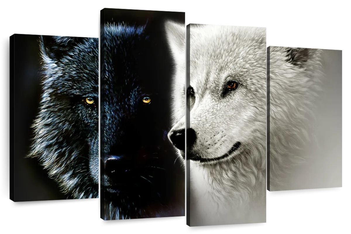 cool drawings of wolves