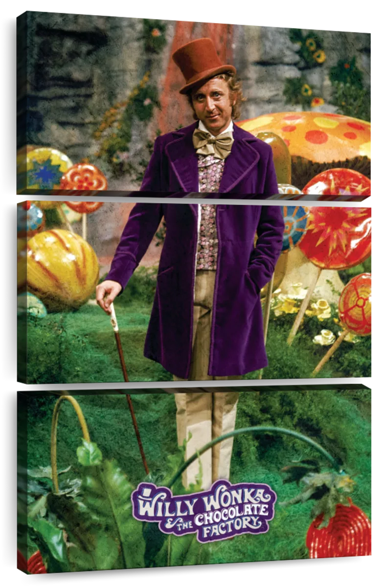 willy wonka and the chocolate factory poster