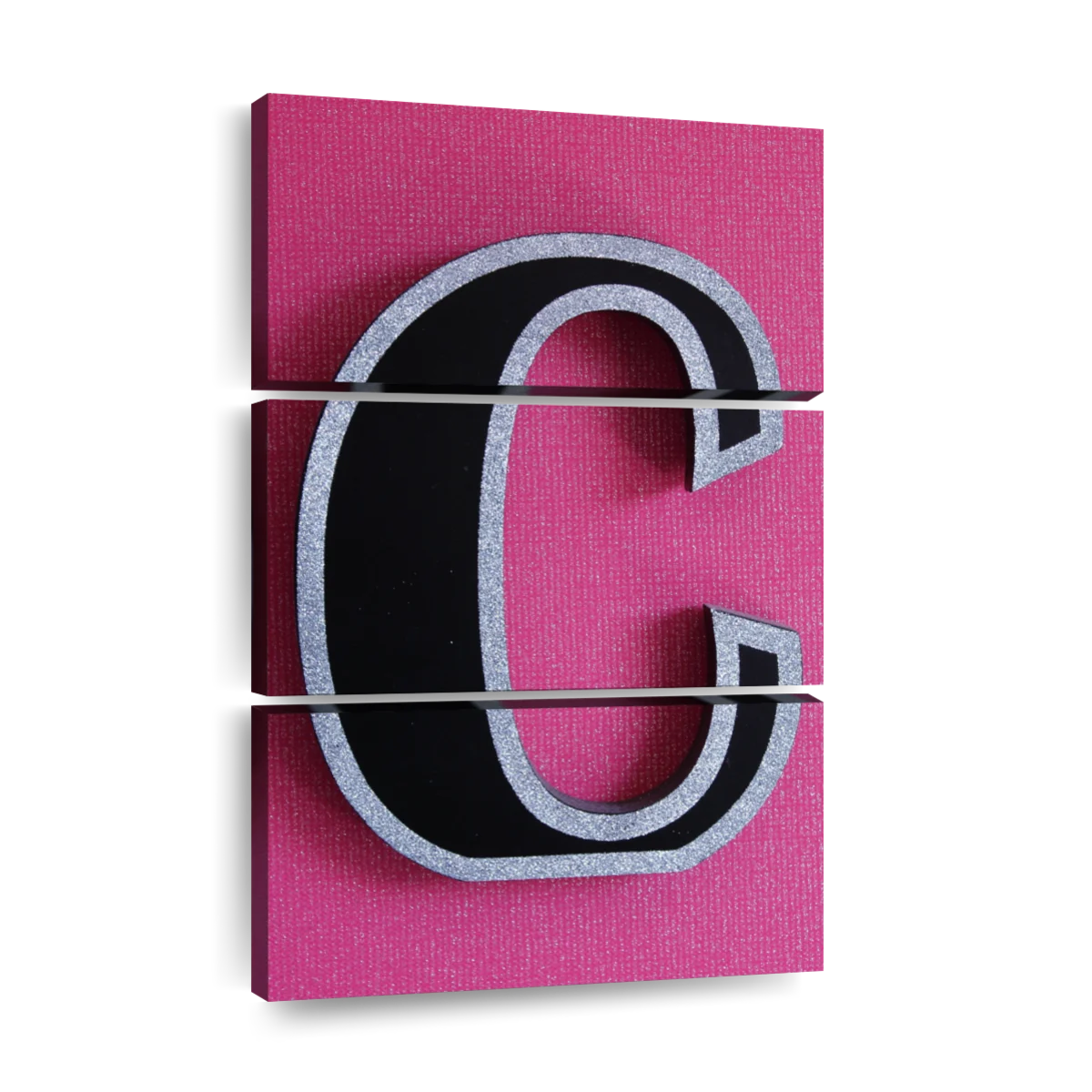 c letter pink