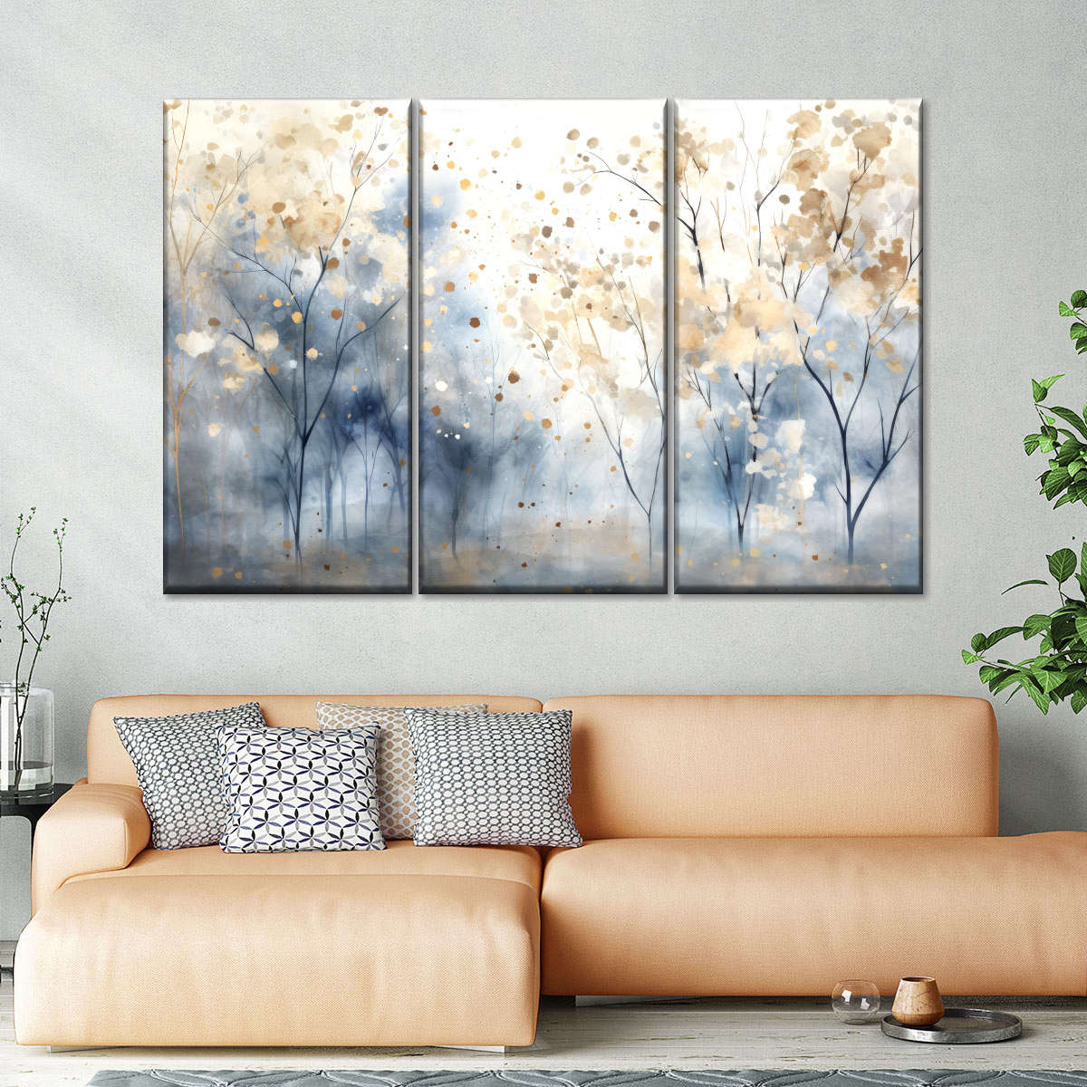 Speckled Blue Forest II Wall Art: Canvas Prints, Art Prints & Framed Canvas