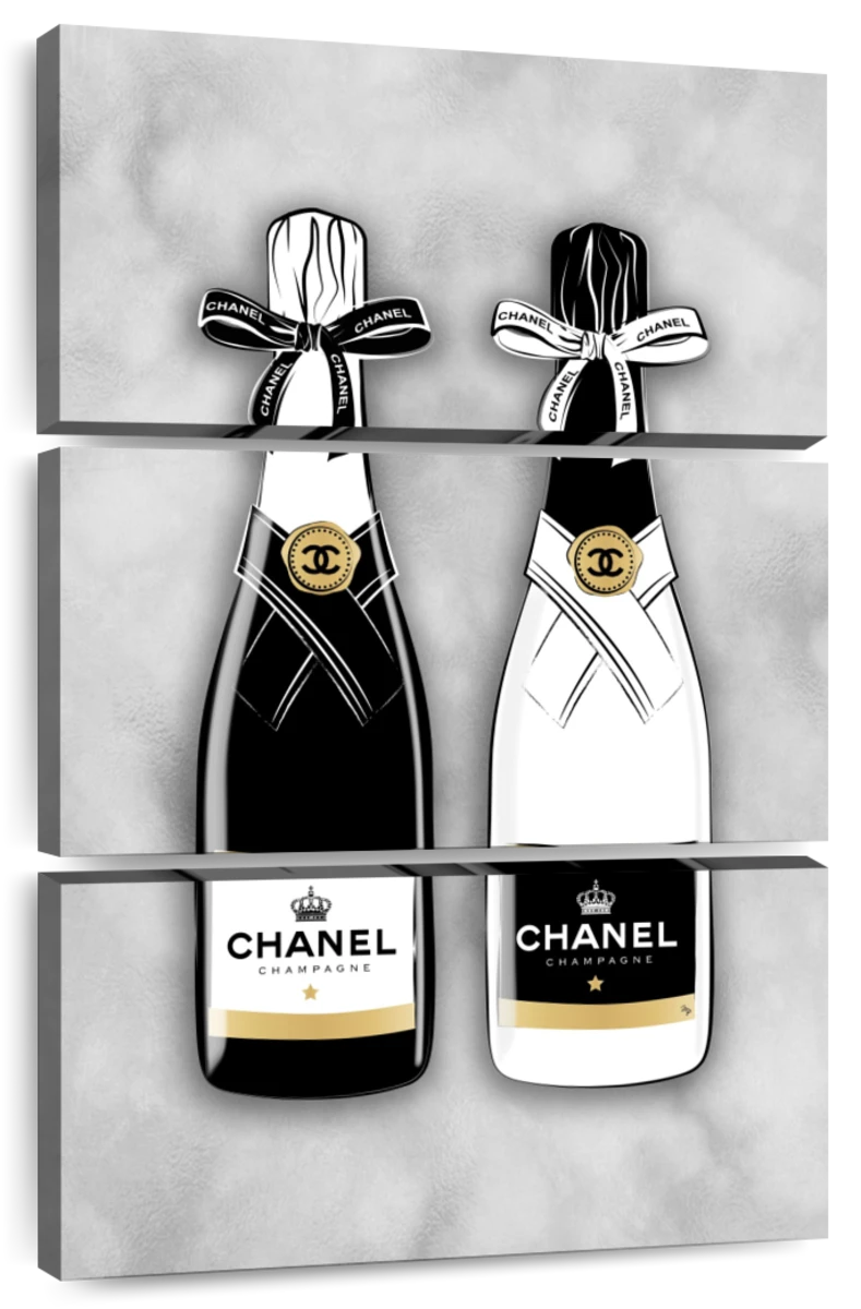 Martina Pavlova Canvas Wall Decor Prints - Chanel Winter ( Hobbies & lifestyles > Shopping art) - 40x26 in