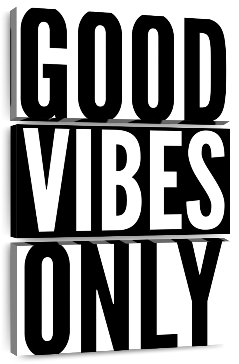 Wall Art Print, Good vibes only #2